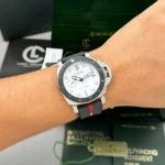 Super Clone Panerai Luminor Quaranta BiTempo PAM01367 40mm White Dial Steel –