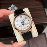 Super Clone Patek Philippe Annual Calendar 40mm White Dial 5205R-001