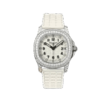 Super Clone Patek Philippe Aquanaut 5067A-011 White full moissanite 35mm – Handcrafted Diamod – Swiss SuperClone