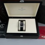 Super Clone Patek Philippe Aquanaut 5067A-025 35.6mm Black Dial Full Moissanite Steel – Customize Diamod