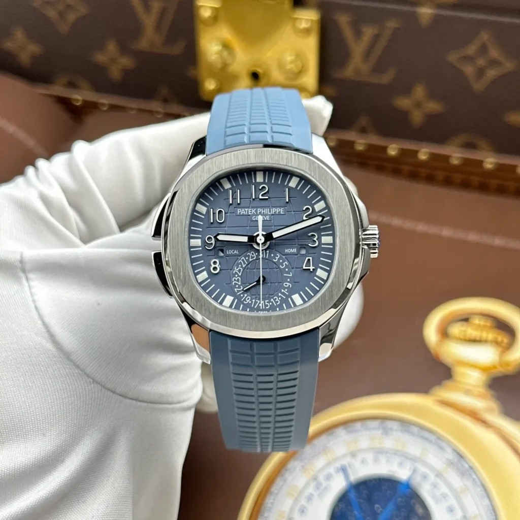 Super Clone Patek Philippe Aquanaut 40mm Rubber Strap Steel – Swiss SuperClone