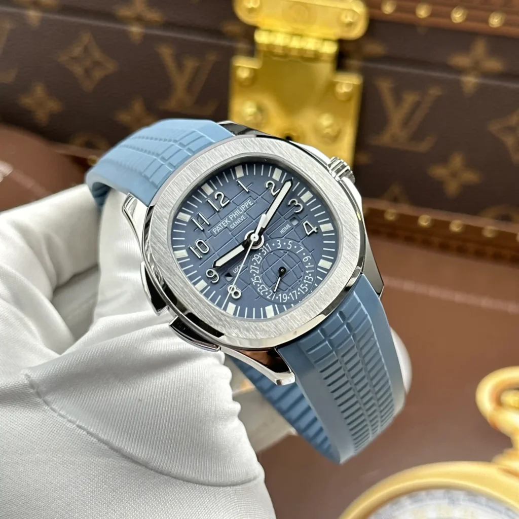 Super Clone Patek Philippe Aquanaut 40mm Rubber Strap Steel – Swiss SuperClone