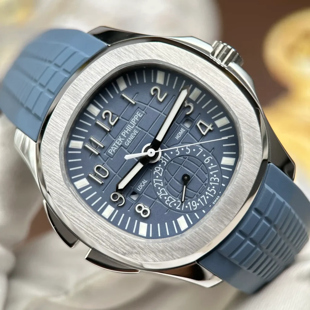 Super Clone Patek Philippe Aquanaut 40mm Rubber Strap Steel – Swiss SuperClone