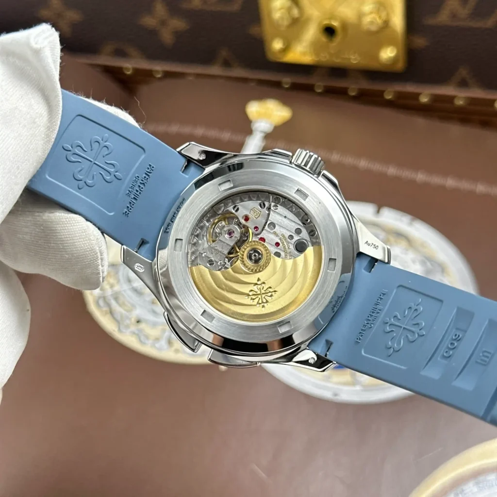 Super Clone Patek Philippe Aquanaut 40mm Rubber Strap Steel – Swiss SuperClone