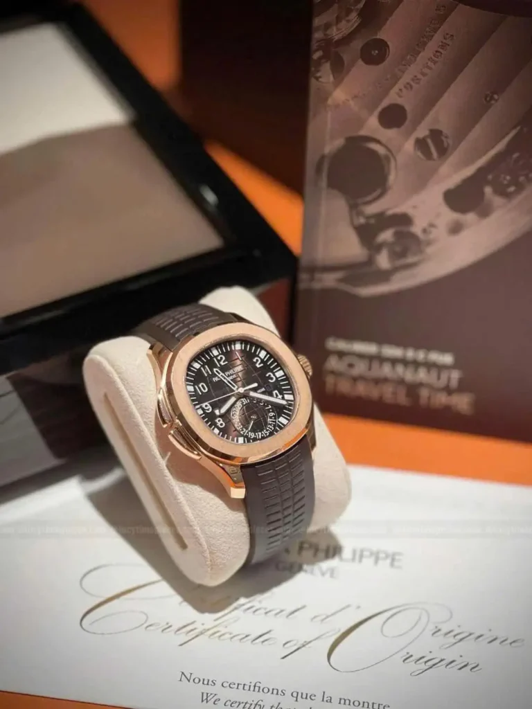 Super Clone Patek Philippe Aquanaut 5164R-001 Chocolate Embossed Arabic Aquanaut 40.8mm –