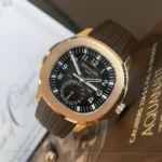 Super Clone Patek Philippe Aquanaut 5164R-001 Chocolate Embossed Arabic Aquanaut 40.8mm –