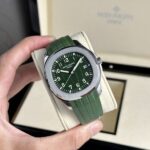 Super Clone Patek Philippe Aquanaut 40mm Rubber Strap Steel – Swiss SuperClone