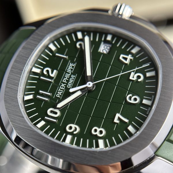 Super Clone Patek Philippe Aquanaut 40mm Rubber Strap Steel – Swiss SuperClone