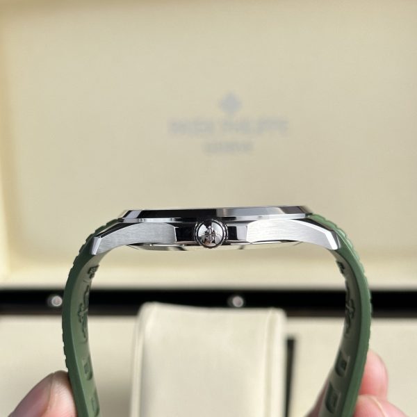 Super Clone Patek Philippe Aquanaut 40mm Rubber Strap Steel – Swiss SuperClone
