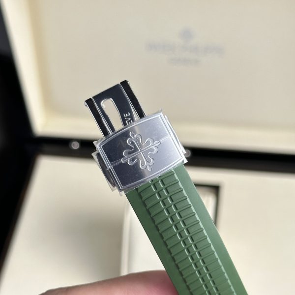 Super Clone Patek Philippe Aquanaut 40mm Rubber Strap Steel – Swiss SuperClone