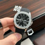 Super Clone Patek Philippe Aquanaut 5261A Moonphase Black 40mm