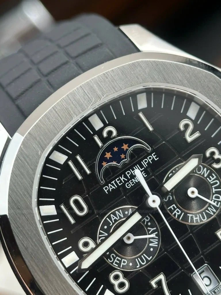Super Clone Patek Philippe Aquanaut 5261A Moonphase Black 40mm