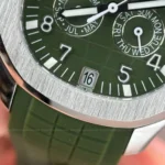 Super Clone Patek Philippe Aquanaut 5261A Moonphase Green 40mm