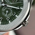 Super Clone Patek Philippe Aquanaut 5261A Moonphase Green 40mm