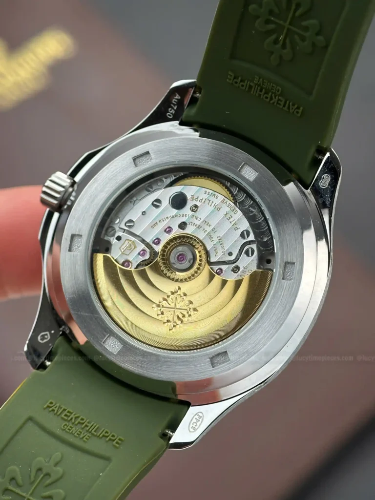 Super Clone Patek Philippe Aquanaut 5261A Moonphase Green 40mm