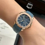 Super Clone Patek Philippe Aquanaut 5261A Moonphase Tifany Blue Rose 40mm – – Swiss SuperClone