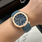 Super Clone Patek Philippe Aquanaut 5261A Moonphase Tifany Blue Rose 40mm – – Swiss SuperClone