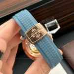 Super Clone Patek Philippe Aquanaut 5261A Moonphase Tifany Blue Rose 40mm – – Swiss SuperClone