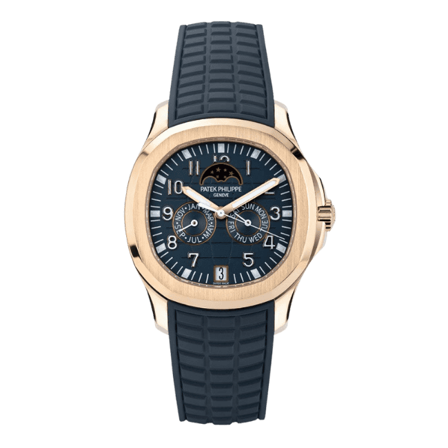 Super Clone Patek Philippe Aquanaut 5261R Moonphase Blue Rose 40mm – Swiss SuperClone