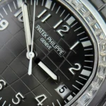 Super Clone Patek Philippe Aquanaut Diamonds 5167/300G-010 40mm – — side profile