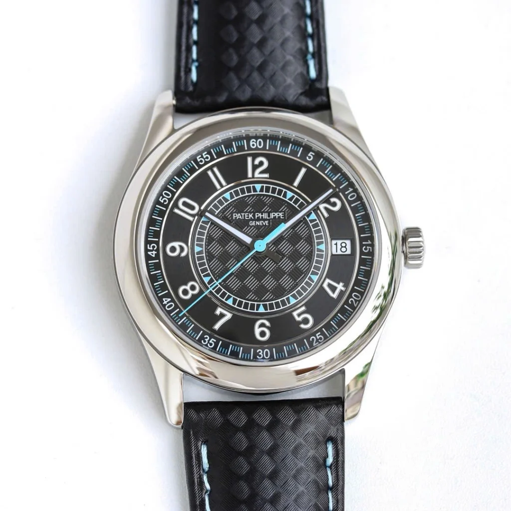 Super Clone Patek Philippe Calatrava 6007A Steel 40mm Black Tiffany Dial