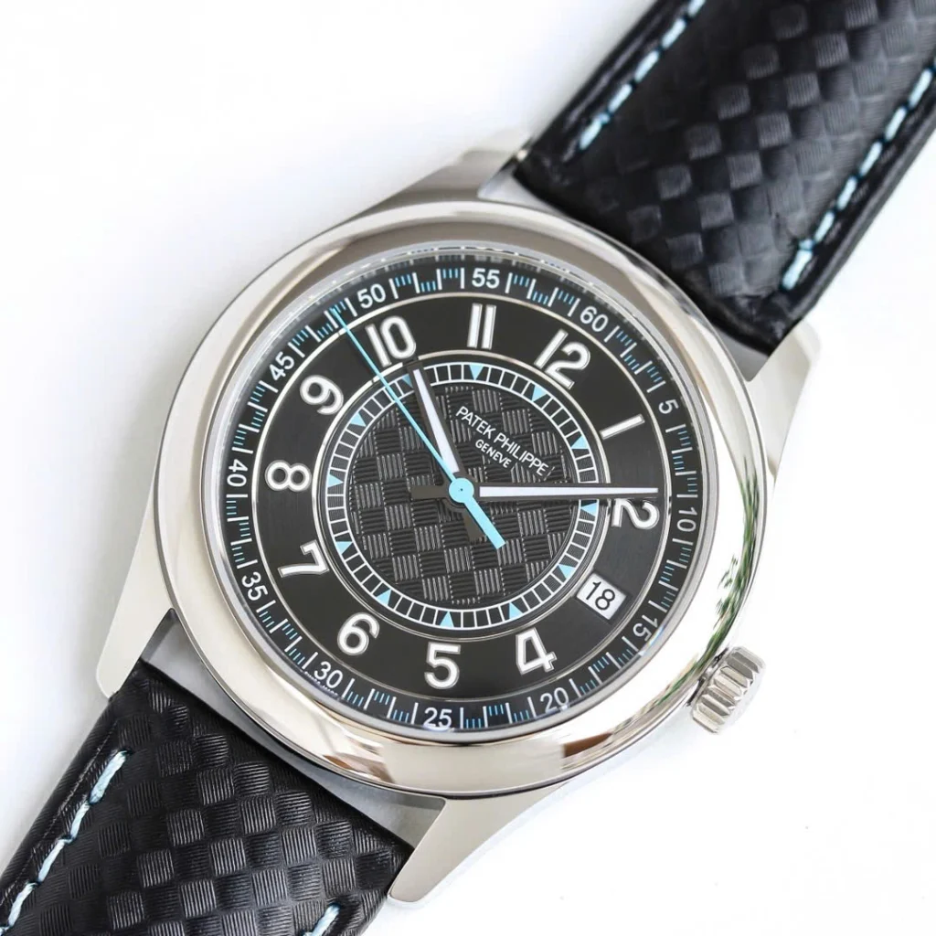 Super Clone Patek Philippe Calatrava 6007A Steel 40mm Black Tiffany Dial
