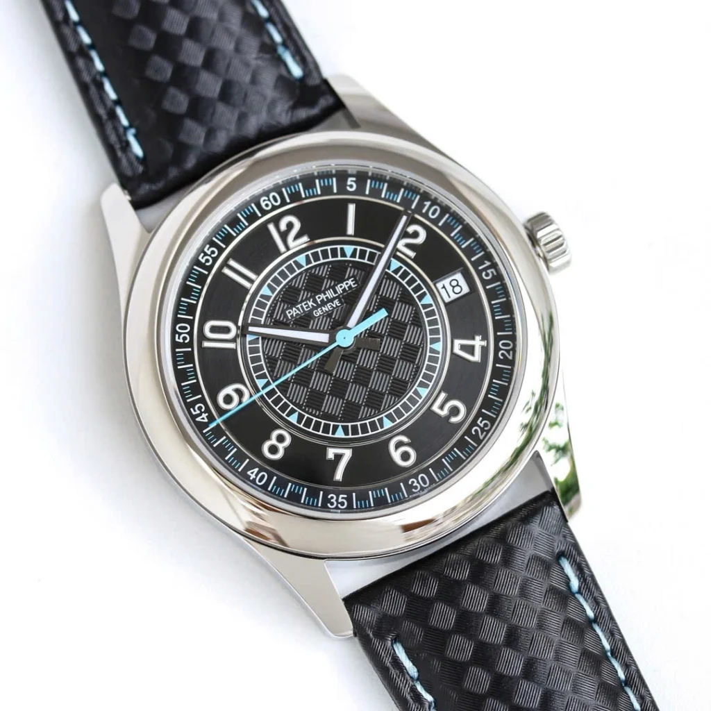 Super Clone Patek Philippe Calatrava 6007A Steel 40mm Black Tiffany Dial