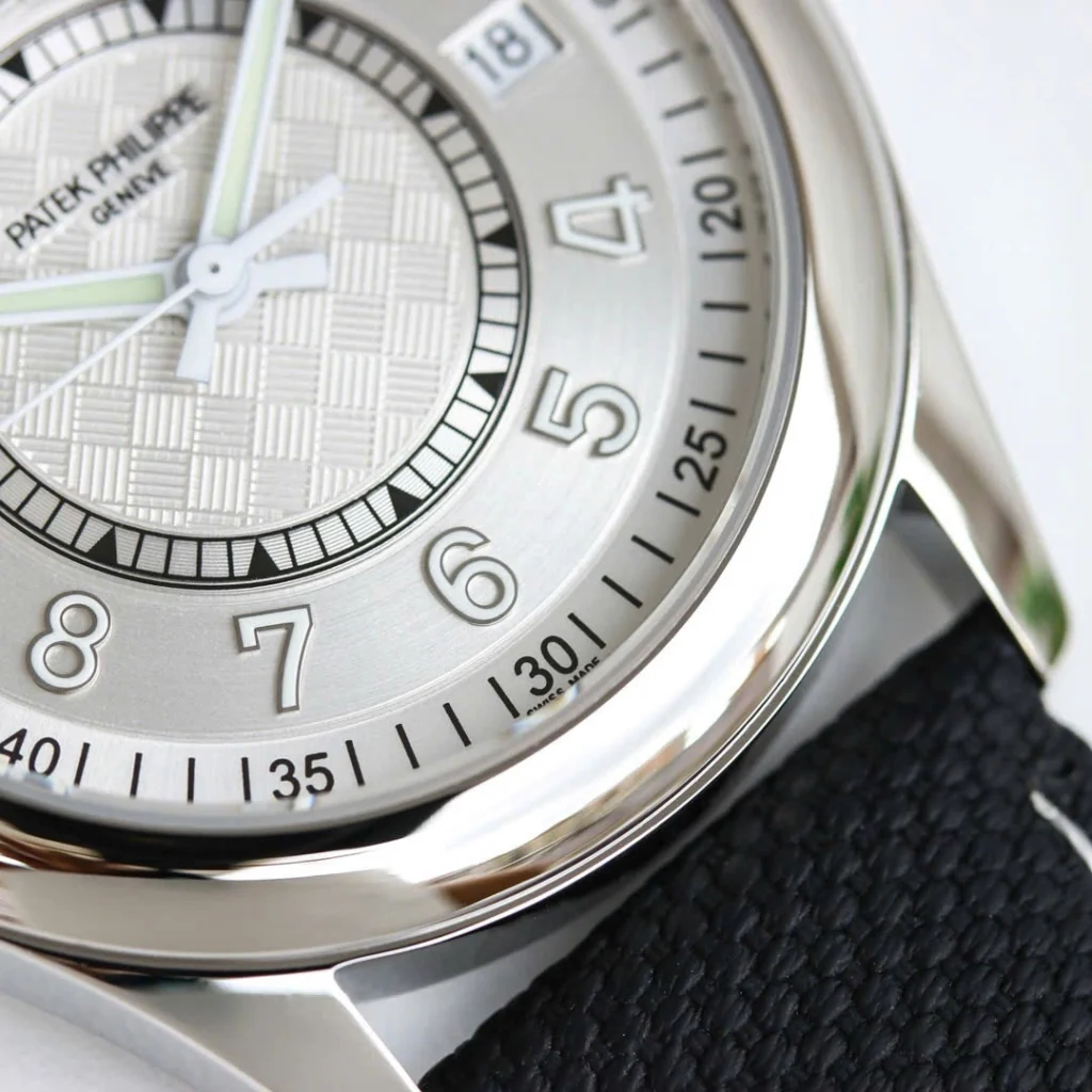 Super Clone Patek Philippe Calatrava 6007A Steel 40mm White Dial — dial close-up