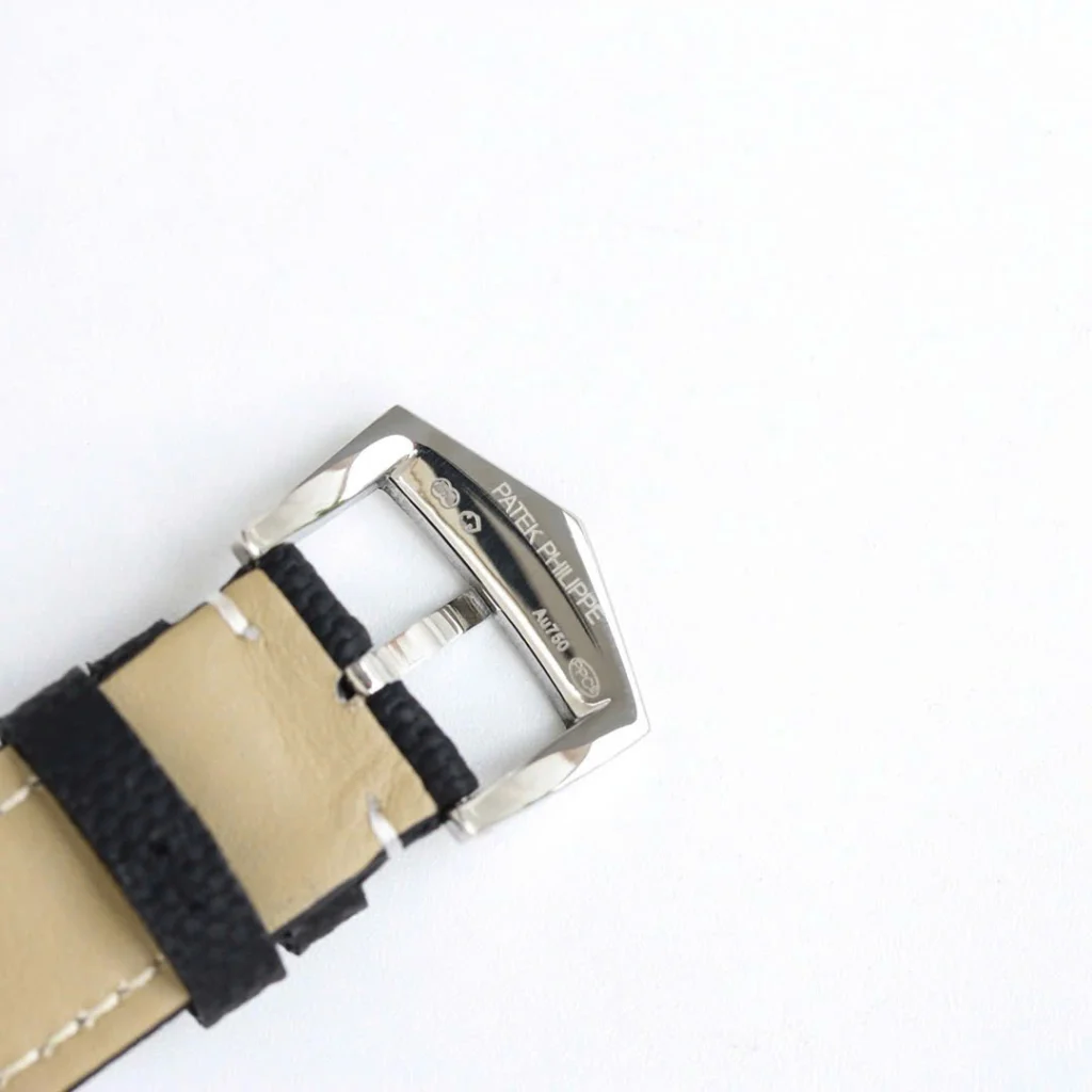 Super Clone Patek Philippe Calatrava 6007A Steel 40mm White Dial — clasp and links