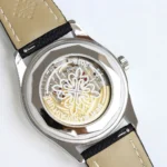 Super Clone Patek Philippe Calatrava 6007A Steel 40mm White Dial — movement / caseback view