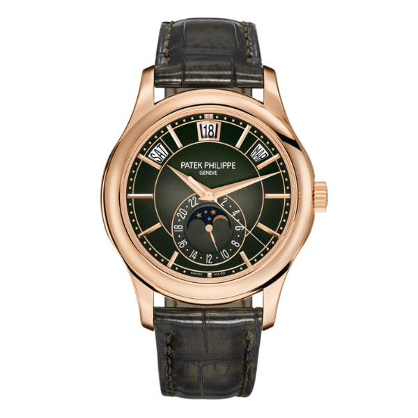 Super Clone Patek Philippe Complications 5205R-011 40mm Green Dial Rose Gold