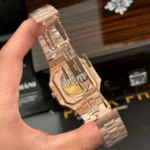 Super Clone Patek Philippe Cubitus 5821/1AR-001 45mm Chocolate Dial Rose Gold – Swiss SuperClone
