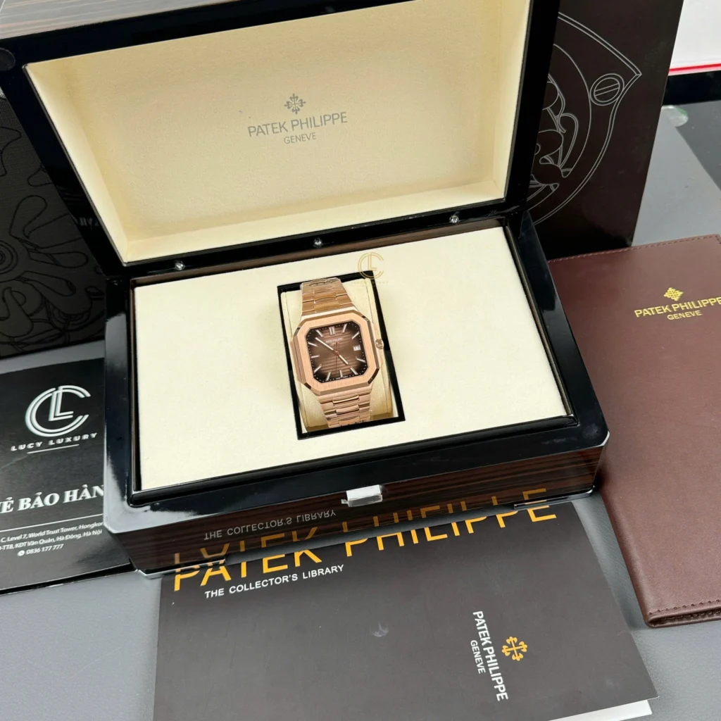 Super Clone Patek Philippe Cubitus 5821/1AR-001 45mm Chocolate Dial Rose Gold – Swiss SuperClone