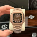 Super Clone Patek Philippe Cubitus 5821/1AR-001 45mm Chocolate Dial Rose Gold – Swiss SuperClone