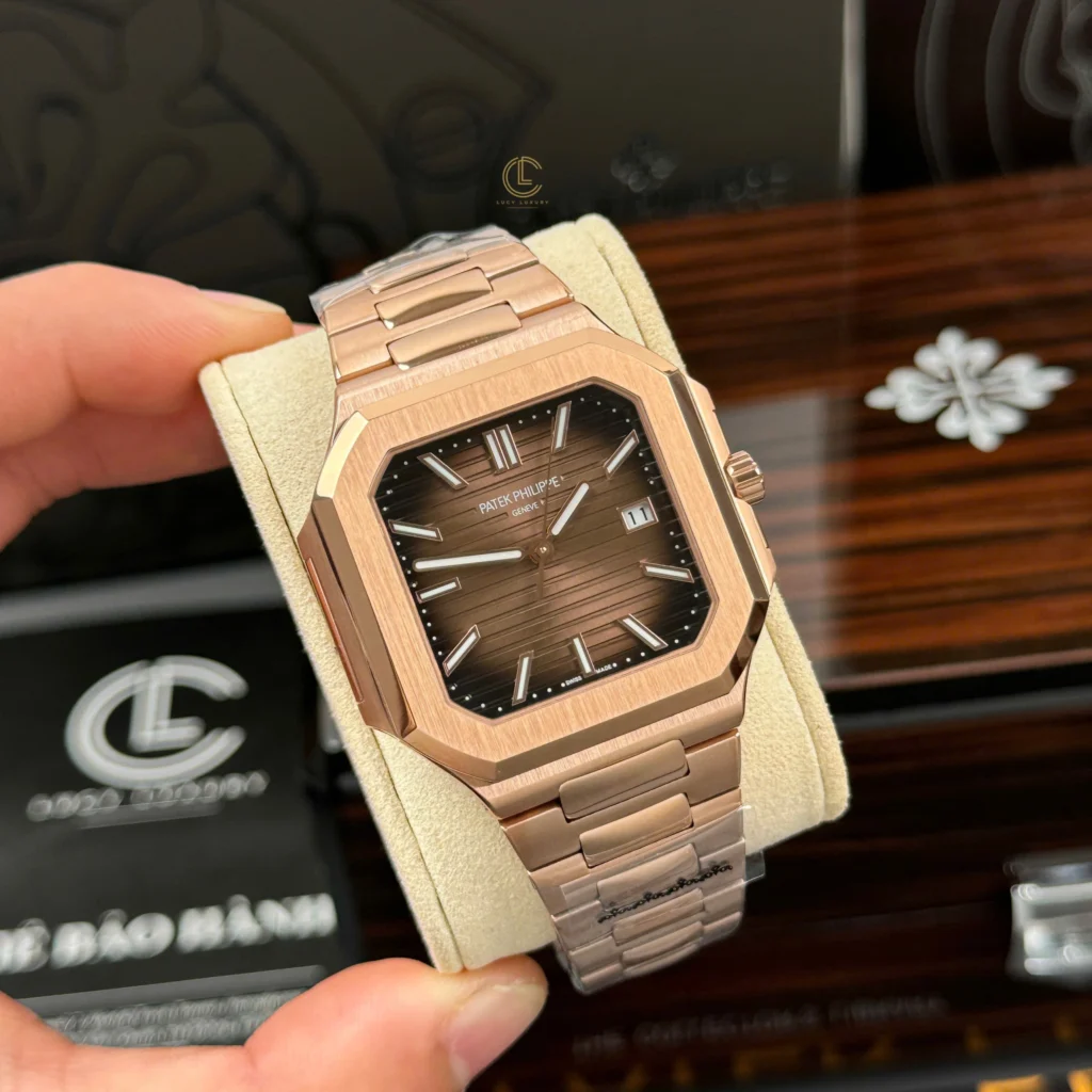 Super Clone Patek Philippe Cubitus 5821/1AR-001 45mm Chocolate Dial Rose Gold – Swiss SuperClone