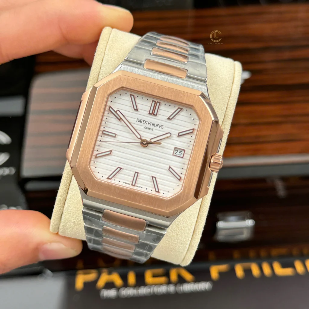 Super Clone Patek Philippe Cubitus 5821/1AR-001 45mm White Dial