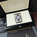 Super Clone Patek Philippe Nautilus 5711/1A 40mm Demi Baugette Blue Full Moissanite HongKong – Customize Diamod