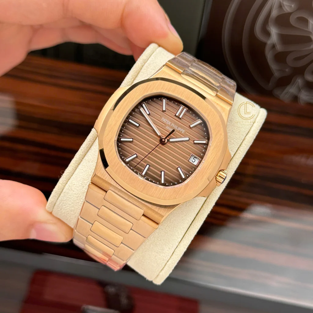 Super Clone Patek Philippe Nautilus 5711/1R-001 40mm Chocolate Dial Rose Gold V3 Update
