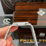 Super Clone Patek Philippe Nautilus 5712/1A 40mm Blue Dial Full Moissanite Hongkong – Customize Diamod – Swiss SuperClone