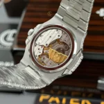 Super Clone Patek Philippe Nautilus 5712/1A 40mm Blue Dial Full Moissanite Hongkong – Customize Diamod – Swiss SuperClone