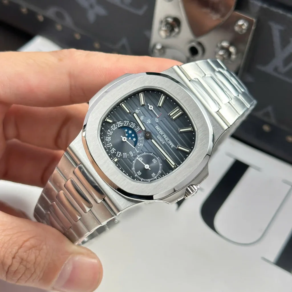 Super Clone Patek Philippe Nautilus 5712/1A – 001 Steels Blue Dial V3- – – Swiss SuperClone