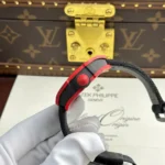 Super Clone Richard Mille Steel — on leather display