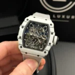Super Clone Richard Mille RM 35-01 RICHARD MILLE Rafa White Cacbon NTPT 42mm