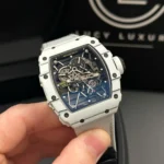 Super Clone Richard Mille RM 35-01 RICHARD MILLE Rafa White Cacbon NTPT 42mm