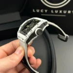 Super Clone Richard Mille RM 35-01 RICHARD MILLE Rafa White Cacbon NTPT 42mm