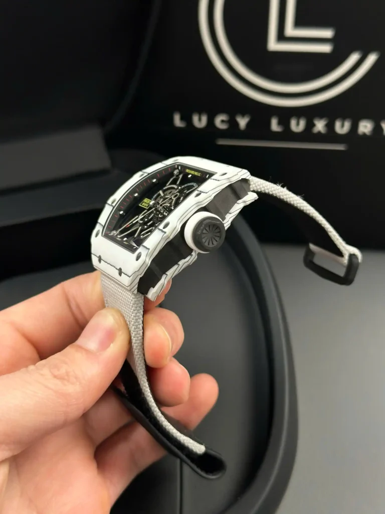 Super Clone Richard Mille RM 35-01 RICHARD MILLE Rafa White Cacbon NTPT 42mm