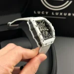 Super Clone Richard Mille RM 35-01 RICHARD MILLE Rafa White Cacbon NTPT 42mm