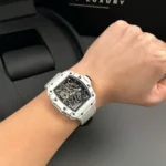 Super Clone Richard Mille RM 35-01 RICHARD MILLE Rafa White Cacbon NTPT 42mm