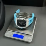 Super Clone Richard Mille RM 35-01 Richard Mille Rafa Cacbon NTPT Blue Strap 42mm