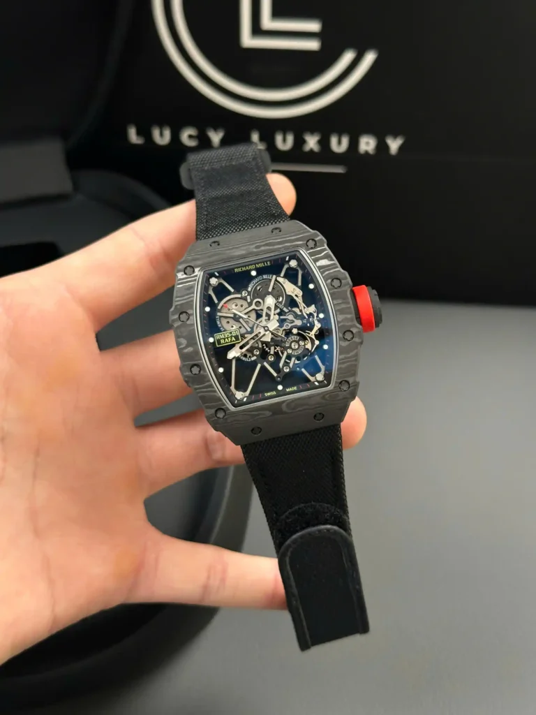 Super Clone Richard Mille RM 35-01 Richard Mille Rafa Cacbon NTPT Full Black 42mm